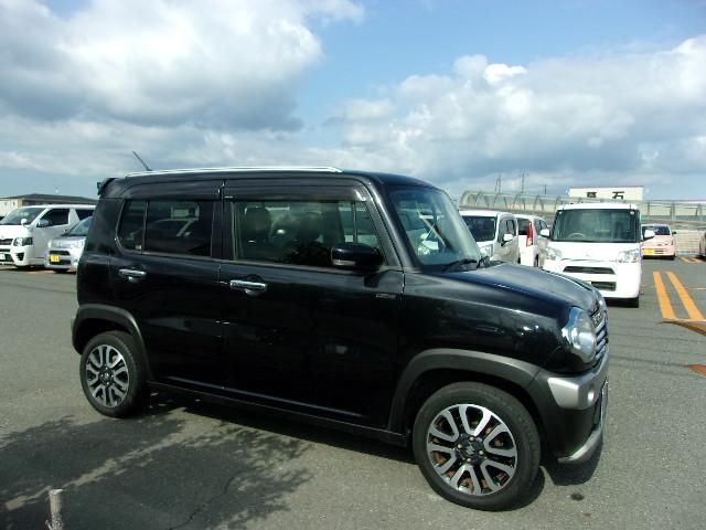 ハスラー ＪスタイルＩＩ　４ＷＤ　社外ナビステアリングリモコン　ＨＩＤヘッドライト　純正１５インチアルミ　シートヒーター　ルーフレール（8枚目）