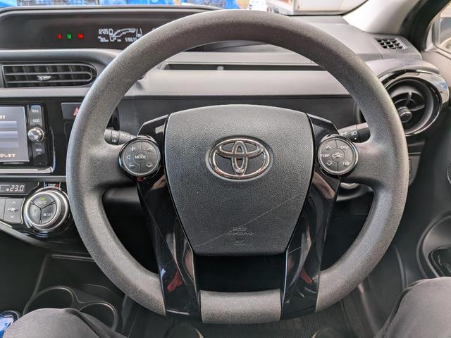 アクア Sスタイルブラック 2WD トヨタセーフティセンス 純正フルセグナビ バックカメラ ETC 前後ドライブレコーダー オートライト スマートキー プッシュスタート(22枚目)