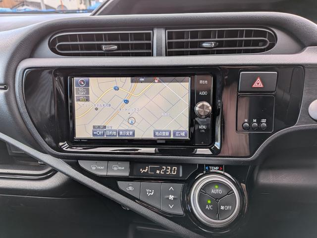 アクア Sスタイルブラック 2WD トヨタセーフティセンス 純正フルセグナビ バックカメラ ETC 前後ドライブレコーダー オートライト スマートキー プッシュスタート(24枚目)