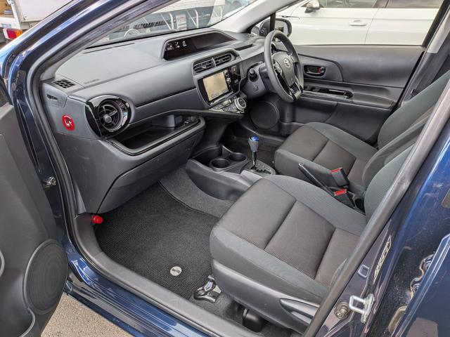 アクア Sスタイルブラック 2WD トヨタセーフティセンス 純正フルセグナビ バックカメラ ETC 前後ドライブレコーダー オートライト スマートキー プッシュスタート(45枚目)