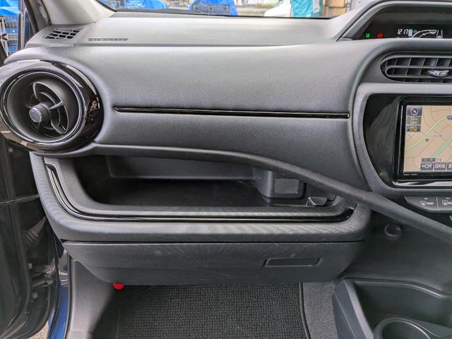 アクア Sスタイルブラック 2WD トヨタセーフティセンス 純正フルセグナビ バックカメラ ETC 前後ドライブレコーダー オートライト スマートキー プッシュスタート(47枚目)