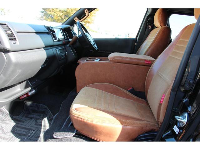 ハイエースバン スーパーＧＬ　ダークプライムＩＩ　ベッドキット　シートカバー　全周囲カメラ　ナビ　ＴＶ　ＥＴＣ　両側パワースライドドア　レーンアシスト　衝突被害軽減システム　オートマチックハイビーム　スマートキー　電動格納ミラー（48枚目）