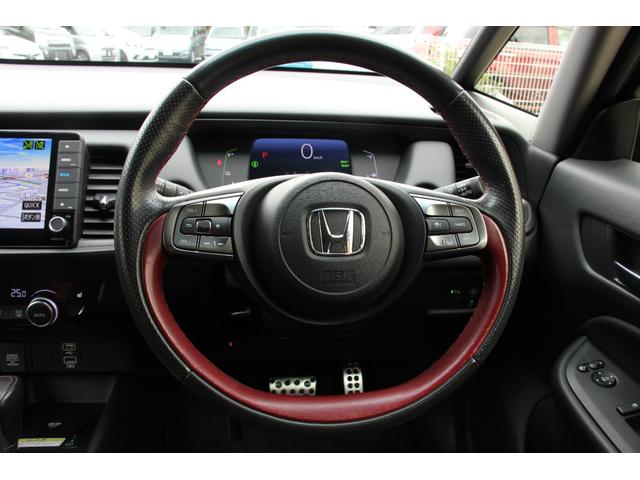 フィット e:HEVモデューロX ホンダセンシング 純正ナビ ドライブレコーダー ETC バックカメラ クリアランスソナー オートクルーズコントロール レーンアシスト 衝突被害軽減システム モデューロタイヤアルミ LEDヘッドランプ(5枚目)