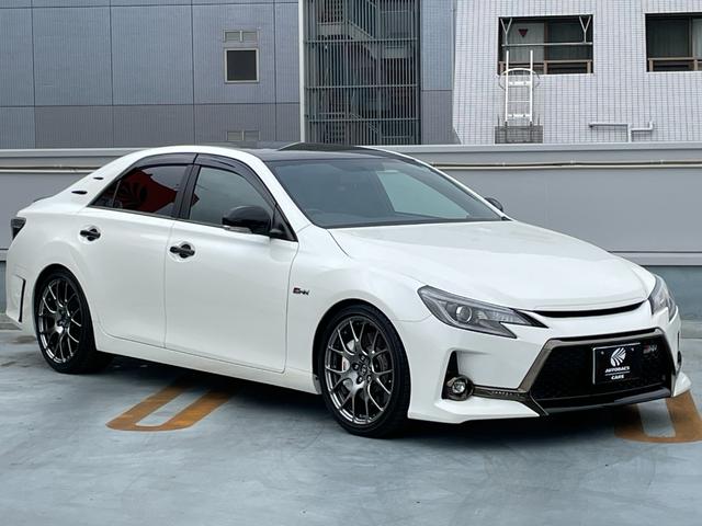 マークX GRMN ワンオーナー 6MT スルガスピードマフラー 純正ナビTV バックカメラ ETC2.0ビーコン 純正BBS鍛造19インチアルミ 専用対向キャリパー 専用カーボンルーフ 専用スポーツシート オートライト(14枚目)