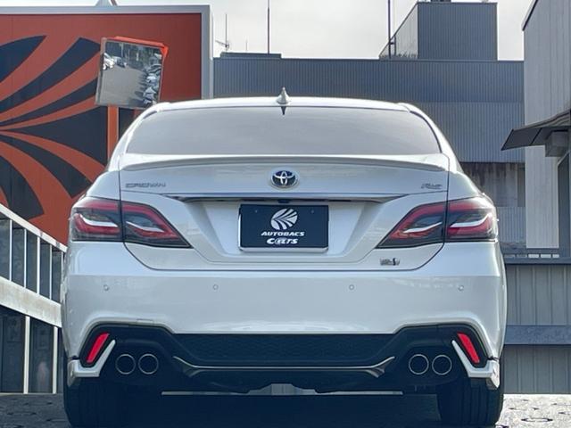 クラウンハイブリッド RSアドバンス 純正ナビフルセグTV ブルーレイ ETC2.0 バックカメラ 衝突被害軽減ブレーキ 追従クルーズコントロール ムーンルーフ パーキングアシスト ブラインドスポットモニター シートヒーター リアシェード(18枚目)