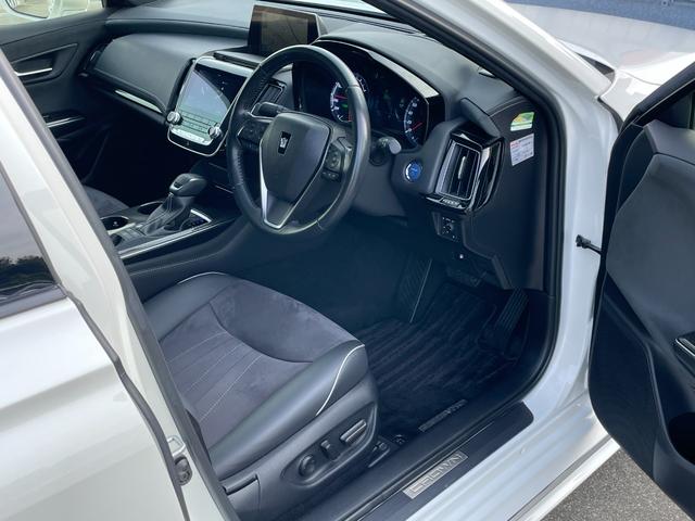 クラウンハイブリッド RSアドバンス 純正ナビフルセグTV ブルーレイ ETC2.0 バックカメラ 衝突被害軽減ブレーキ 追従クルーズコントロール ムーンルーフ パーキングアシスト ブラインドスポットモニター シートヒーター リアシェード(38枚目)