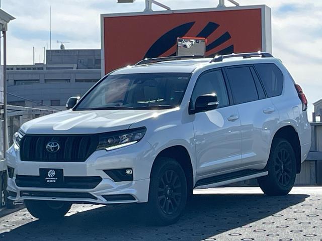 ランドクルーザープラド TX Lパッケージ マットブラックエディション ワンオーナー 純正ナビ フルセグTV ETC2.0 全方位モニター ムーンルーフ TRDエアロ 専用グリル・アルミ オートライト シートベンチレーター 追従クルーズコントロール 衝突被害軽減ブレーキ(12枚目)