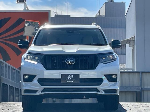 ランドクルーザープラド TX Lパッケージ マットブラックエディション ワンオーナー 純正ナビ フルセグTV ETC2.0 全方位モニター ムーンルーフ TRDエアロ 専用グリル・アルミ オートライト シートベンチレーター 追従クルーズコントロール 衝突被害軽減ブレーキ(13枚目)