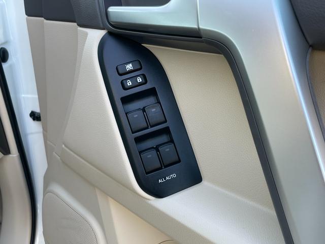 ランドクルーザープラド TX Lパッケージ マットブラックエディション ワンオーナー 純正ナビ フルセグTV ETC2.0 全方位モニター ムーンルーフ TRDエアロ 専用グリル・アルミ オートライト シートベンチレーター 追従クルーズコントロール 衝突被害軽減ブレーキ(23枚目)