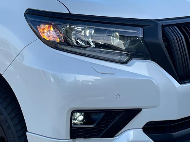 ランドクルーザープラド TX Lパッケージ マットブラックエディション ワンオーナー 純正ナビ フルセグTV ETC2.0 全方位モニター ムーンルーフ TRDエアロ 専用グリル・アルミ オートライト シートベンチレーター 追従クルーズコントロール 衝突被害軽減ブレーキ(28枚目)