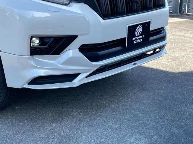 ランドクルーザープラド TX Lパッケージ マットブラックエディション ワンオーナー 純正ナビ フルセグTV ETC2.0 全方位モニター ムーンルーフ TRDエアロ 専用グリル・アルミ オートライト シートベンチレーター 追従クルーズコントロール 衝突被害軽減ブレーキ(42枚目)