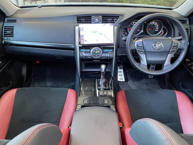 マークX ワンオーナー モデリスタエアロ サンルーフ パナソニックELフローティングナビ フルセグTV バックカメラ ETC 前後ドライブレコーダー 追従クルーズコントロール 衝突被害軽減ブレーキ レーンキープ(2枚目)