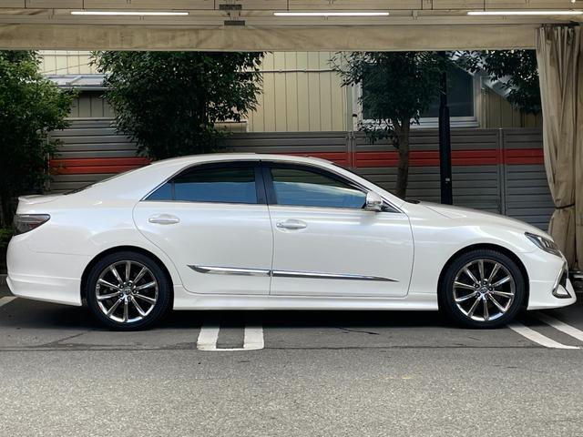 マークX ワンオーナー モデリスタエアロ サンルーフ パナソニックELフローティングナビ フルセグTV バックカメラ ETC 前後ドライブレコーダー 追従クルーズコントロール 衝突被害軽減ブレーキ レーンキープ(17枚目)