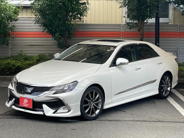 マークX ワンオーナー モデリスタエアロ サンルーフ パナソニックELフローティングナビ フルセグTV バックカメラ ETC 前後ドライブレコーダー 追従クルーズコントロール 衝突被害軽減ブレーキ レーンキープ(43枚目)