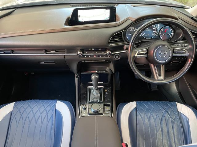 ＣＸ－３０ ＸＤ　Ｌパッケージ　ユーザー買取車　白レザーシート　純正ナビ　フルセグＴＶ　ＤＶＤモジュール　全方位カメラ　ブラインドスポットモニター　ＥＴＣ　衝突被害軽減ブレーキ　追従クルーズコントロール　シートヒーター　オートライト（2枚目）