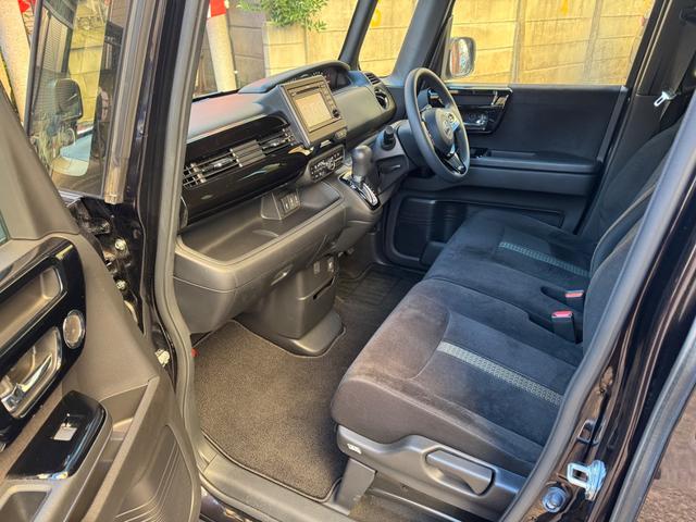 N-BOXカスタム L 禁煙車 ディスプレイオーディオ TV BluetoothLEDライト バックモニター ホンダセンシング オートエアコン 左側オートスライドドア リアシートスライド 磨き(41枚目)