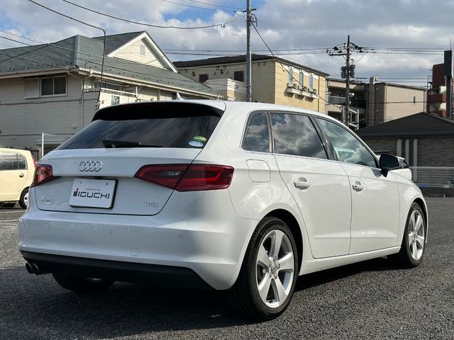 Ａ３ スポーツバック１．４ＴＦＳＩシリンダーオンデマンド　禁煙車　純正ナビ　フルセグ　バックカメラ　クルーズコントロール　コーナーセンサー（前後）　パドルシフト　前後ドライブレコーダー　　ＥＴＣ　ＨＩＤヘッドライト　純正１７インチアルミホイール（5枚目）