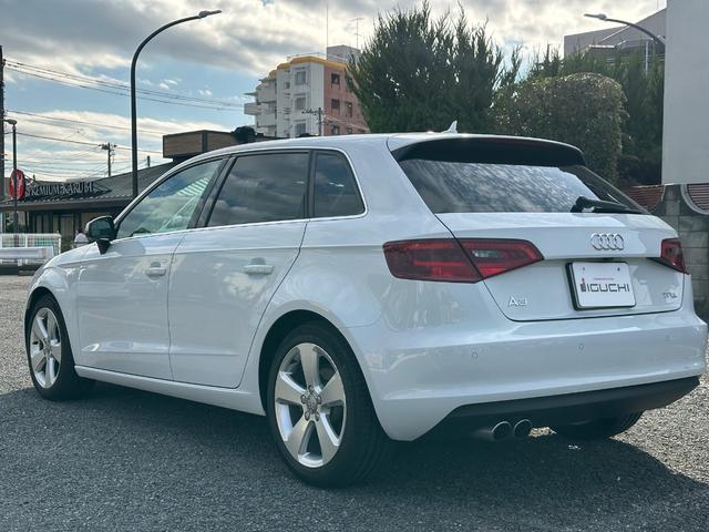 Ａ３ スポーツバック１．４ＴＦＳＩシリンダーオンデマンド　禁煙車　純正ナビ　フルセグ　バックカメラ　クルーズコントロール　コーナーセンサー（前後）　パドルシフト　前後ドライブレコーダー　　ＥＴＣ　ＨＩＤヘッドライト　純正１７インチアルミホイール（7枚目）
