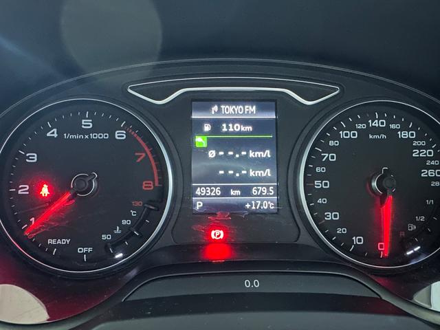 Ａ３ スポーツバック１．４ＴＦＳＩシリンダーオンデマンド　禁煙車　純正ナビ　フルセグ　バックカメラ　クルーズコントロール　コーナーセンサー（前後）　パドルシフト　前後ドライブレコーダー　　ＥＴＣ　ＨＩＤヘッドライト　純正１７インチアルミホイール（15枚目）