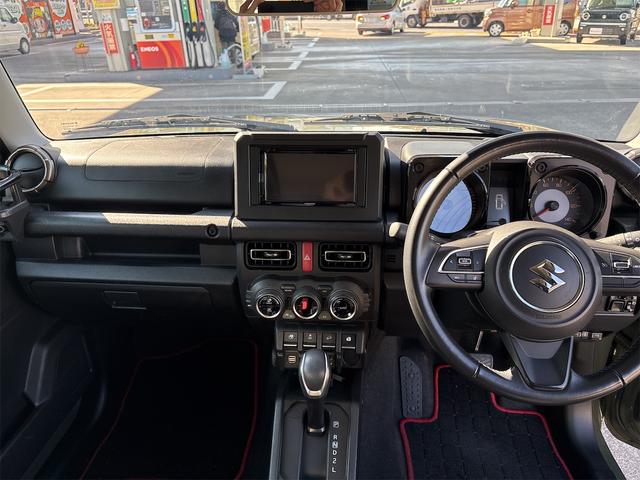 ジムニー XC 禁煙車 デュアルセンサーブレーキS Wエアバッグ AUTOエアコン パワーウィンドゥ スマキー アクティブクルーズコントロール セキュリティアラーム 横滑防止 運転席エアバッグ 衝突安全ボディ 4WD(13枚目)