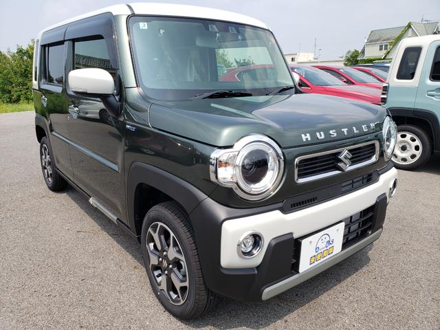 ハスラー ハイブリッドＸ　届出済未使用車　アダプティブクルーズコントロール　セーフティサポート　シートヒーター　ＬＥＤヘッドライト　フロントフォグ　フルオートエアコン　純正アルミホイール　ＵＳＢソケット（6枚目）