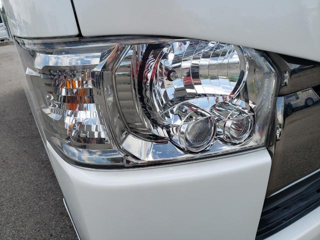 ハイエースバン スーパーGL ダークプライム 7インチナビ バックカメラ LEDヘッドライト lEDフォグ 17インチアルミホイール 電動格納ミラー エンジンスターター 両側パワースライドドア AC100V充電 CD:DVD ETC 4WD(13枚目)