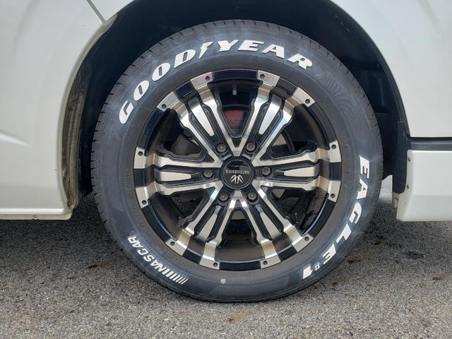 ハイエースバン スーパーGL ダークプライム 7インチナビ バックカメラ LEDヘッドライト lEDフォグ 17インチアルミホイール 電動格納ミラー エンジンスターター 両側パワースライドドア AC100V充電 CD:DVD ETC 4WD(17枚目)