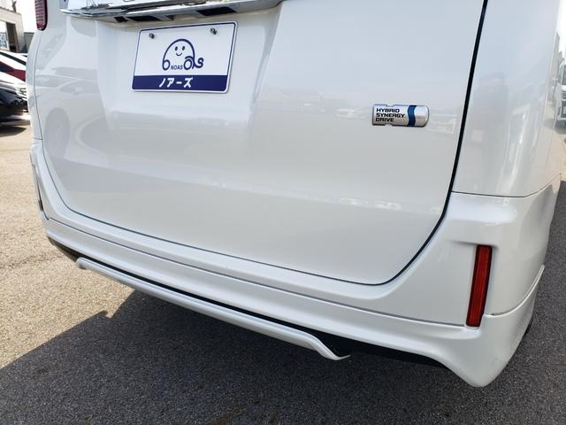 ノア ハイブリッドG 両側パワースライドドア リヤオートエアコン 純正フルセグナビ シートヒーター LEDヘッドライト フロントフォグ ETC ドライブレコーダー 純正置くだけ充電 スマートキー 社外エアロ(31枚目)