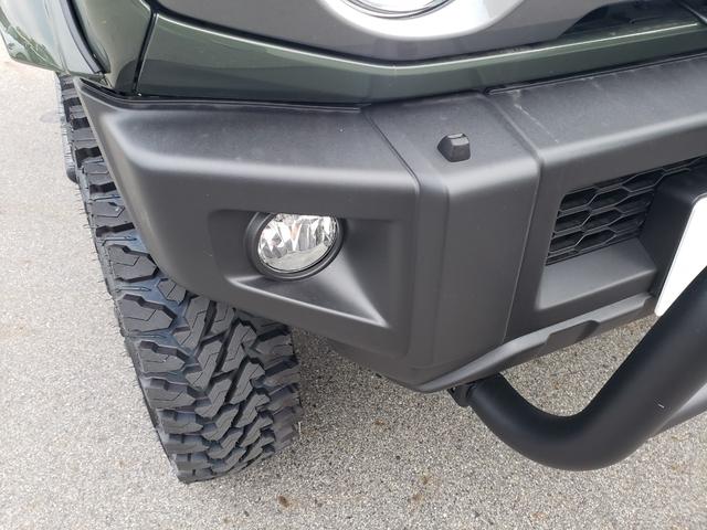 ジムニー XC 登録済未使用車 ジーアイギアオフロード ブルバー LEDオフロード サイドステップ ワイドオーバーフェンダー リアラダー ルーフラック スペアタイヤハードカバー 3インチリフトアップキット(15枚目)