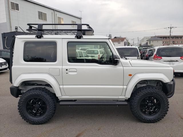 ジムニー XC ジーアイギアオフロード グリルガード LEDフォグ サイドステップ ワイドオーバーフェンダー リアラダー ルーフラック スペアタイヤハードカバー シートカバー 3インチリフトアップ 15インチアルミ(7枚目)