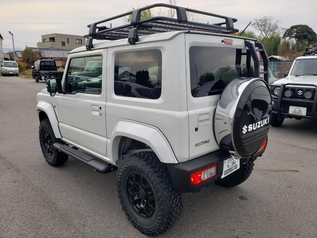 ジムニー XC ジーアイギアオフロード グリルガード LEDフォグ サイドステップ ワイドオーバーフェンダー リアラダー ルーフラック スペアタイヤハードカバー シートカバー 3インチリフトアップ 15インチアルミ(14枚目)