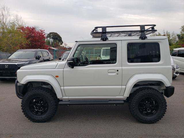 ジムニー XC ジーアイギアオフロード グリルガード LEDフォグ サイドステップ ワイドオーバーフェンダー リアラダー ルーフラック スペアタイヤハードカバー シートカバー 3インチリフトアップ 15インチアルミ(15枚目)