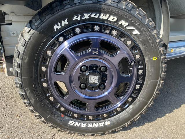 エブリイワゴン ＪＰターボ　４ＷＤ　４ＷＤ　ターボ　全塗装　カスタム　リフトアップ　ＭＬＪ１４インチアルミホイール　マッドタイヤ　プラスライン　フロントバンパー　リヤバンパー　スキッドバンパー　グリルガード（13枚目）