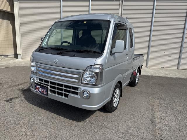 スーパーキャリイ Ｘ　Ｘ　切り替え４ＷＤ　５速マニュアル　衝突被害軽減ブレーキ　デフロック　フロントフォグランプ　フロントメッキグリル　パワーウィンドウ　キーレス　走行５３１５６ＫＭ（2枚目）