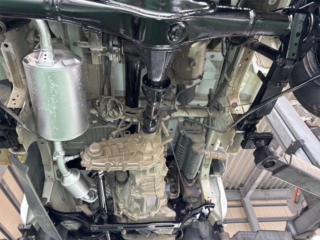 キャリイトラック キンタロウダンプ　エアコン　パワステ　切り換え４ＷＤ　４枚リーフスプリング　５速マニュアル　デフロック　走行６３３５７ＫＭ　車検令和７年１２月　ＡＭ／ＦＭラジオ　運転席エアバック（76枚目）