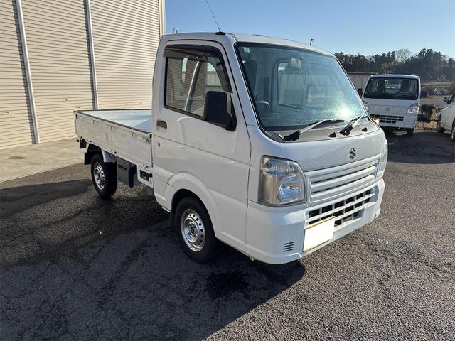 キャリイトラック KCエアコン・パワステ農繁仕様 エアコン パワステ 切り替え4WD デフロック 4枚リーフスプリング 運転席エアバック AM/FMラジオ 走行81969KM 5速マニュアル(8枚目)