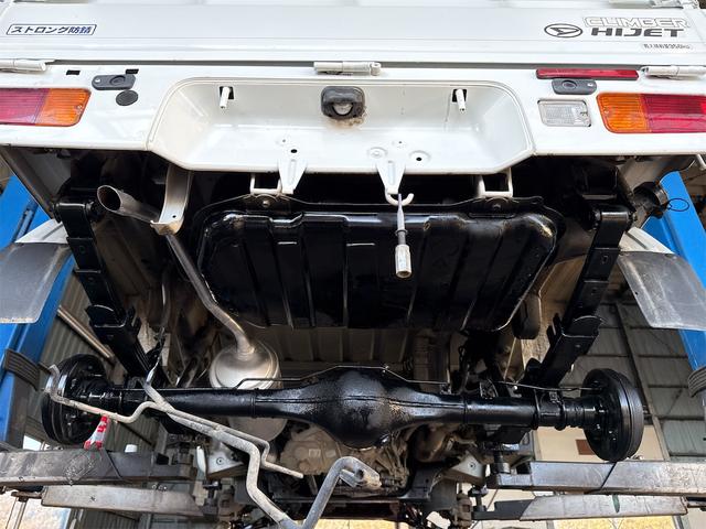 ハイゼットトラック スタンダードSAIIIt エアコン パワステ 切り替え4WD スマートアシストオートマ LEDヘッドライト LEDフォグランプ 4枚リーフスプリング 運転席エアバック 走行28646KM(58枚目)