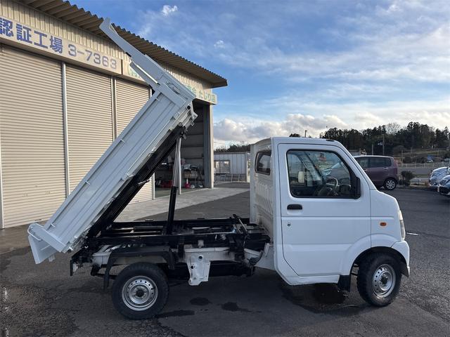 キャリイトラック 　リフトダンプ　エアコン　パワステ　切り替え４ＷＤ　５速マニュアル　走行３６５４９ＫＭ　車検令和９年４月　ＥＴＣ（25枚目）