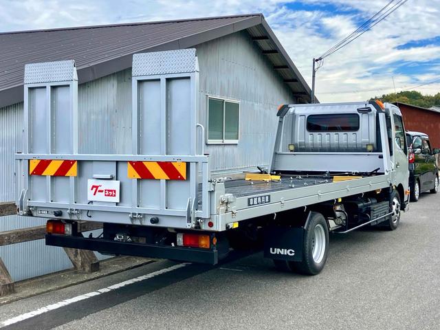 デュトロ 　積載車　最大積載量２８００ｋｇ　６ＭＴ古川ユニック製　Ｎｅｏ５　ウインチ巻上能力２．５ｔｏｎ　ディスチャージヘッドランプ　衝突被害軽減システム　ＥＴＣ　ナビ　ＴＶバックカメラ　電動格納ミラー（4枚目）