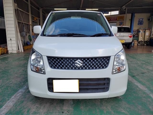 ワゴンR FXアイドリングストップ ワンオーナー ユーザー買取 禁煙車 純正CDオーディオ アイドリングストップ 盗難防止システム 運転席助手席エアバッグ 車検整備付 スペアキー付(2枚目)