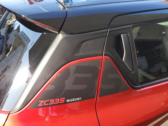 スイフトスポーツ ＺＣ３３Ｓ　ファイナルエディション　特別仕様車　６ＭＴ　ターボ　オートクルーズコントロール　全方位モニター用カメラ　衝突被害軽減ブレーキ　シートヒーター　登録済未使用車（48枚目）