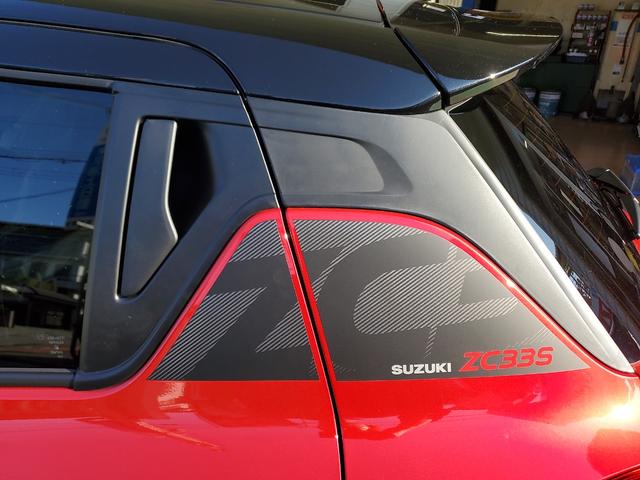 スイフトスポーツ ＺＣ３３Ｓ　ファイナルエディション　特別仕様車　６ＭＴ　ターボ　オートクルーズコントロール　全方位モニター用カメラ　衝突被害軽減ブレーキ　シートヒーター　登録済未使用車（56枚目）