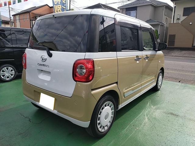 ムーヴキャンバス ストライプスG 純正10インチナビ&連動ドラレコ 前席シートヒーター 両側電動スライドドア スマートキー LEDヘッドライト 電動格納ミラー 衝突安全ボディ オートエアコン LEDフォグ ETC2.0(8枚目)