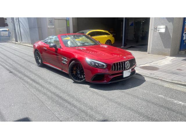 ＳＬ 　ＡＭＧ　ＳＬ６３ファイナル　　ＮＡＶＩ　．ＡＥＲＯ　ＩＳＴＯＰ　：整備記録　カーボン　　Ｓ：ＧＴフロントグリル　ベージュレザー（2枚目）