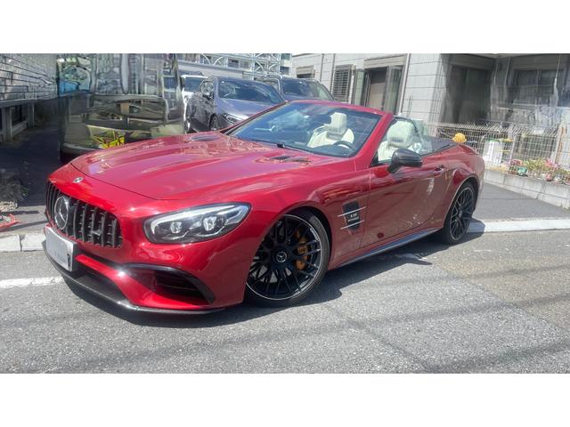 ＳＬ 　ＡＭＧ　ＳＬ６３ファイナル　　ＮＡＶＩ　．ＡＥＲＯ　ＩＳＴＯＰ　：整備記録　カーボン　　Ｓ：ＧＴフロントグリル　ベージュレザー（3枚目）