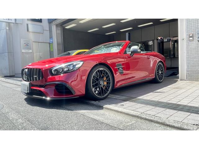 ＳＬ 　ＡＭＧ　ＳＬ６３ファイナル　　ＮＡＶＩ　．ＡＥＲＯ　ＩＳＴＯＰ　：整備記録　カーボン　　Ｓ：ＧＴフロントグリル　ベージュレザー（5枚目）