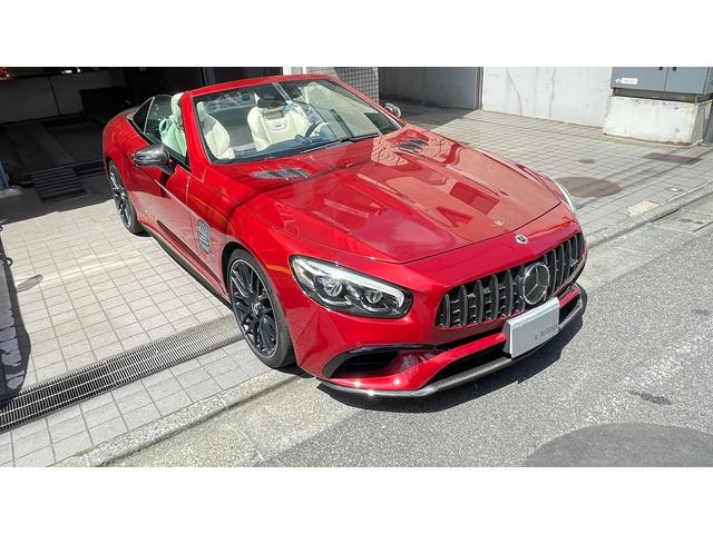 ＳＬ 　ＡＭＧ　ＳＬ６３ファイナル　　ＮＡＶＩ　．ＡＥＲＯ　ＩＳＴＯＰ　：整備記録　カーボン　　Ｓ：ＧＴフロントグリル　ベージュレザー（7枚目）