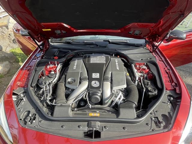 ＳＬ 　ＡＭＧ　ＳＬ６３ファイナル　　ＮＡＶＩ　．ＡＥＲＯ　ＩＳＴＯＰ　：整備記録　カーボン　　Ｓ：ＧＴフロントグリル　ベージュレザー（19枚目）