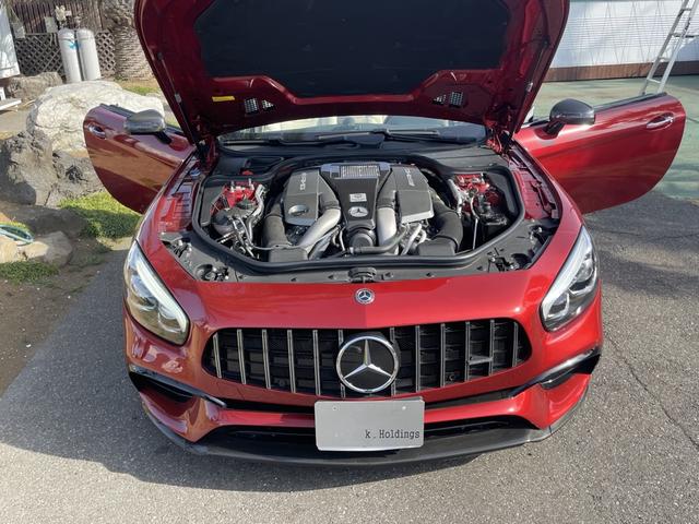 ＳＬ 　ＡＭＧ　ＳＬ６３ファイナル　　ＮＡＶＩ　．ＡＥＲＯ　ＩＳＴＯＰ　：整備記録　カーボン　　Ｓ：ＧＴフロントグリル　ベージュレザー（22枚目）