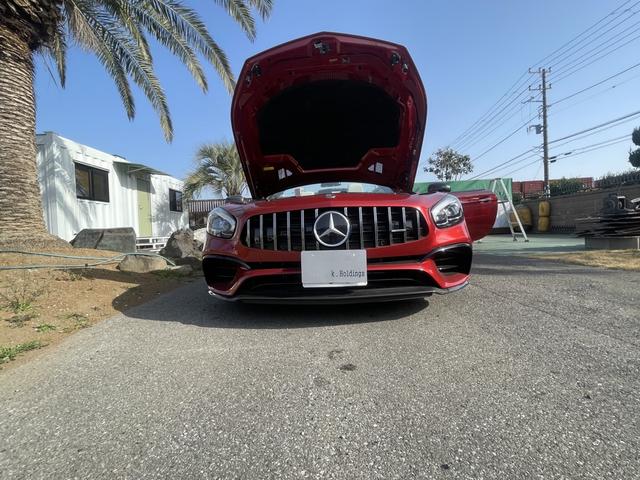 ＳＬ 　ＡＭＧ　ＳＬ６３ファイナル　　ＮＡＶＩ　．ＡＥＲＯ　ＩＳＴＯＰ　：整備記録　カーボン　　Ｓ：ＧＴフロントグリル　ベージュレザー（24枚目）
